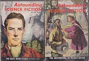 Bild des Verkufers fr Astounding Science Fiction November & December 1959 - 2 issues featuring "The Best Made Plans" by Everett B. Cole, + Panic Button, I Was a Teen-Age Secret Weapon, Mating Problems, Tell the Truth, The Big Fix, The Destroyers, The Unnecessary Man, Certainty zum Verkauf von Nessa Books