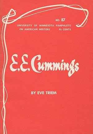 Seller image for E.E. Cummings for sale by Kenneth A. Himber