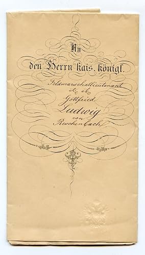 Imagen del vendedor de Schreiben mit eigenh. U. a la venta por Antiquariat INLIBRIS Gilhofer Nfg. GmbH