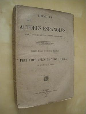 Imagen del vendedor de COLECCION ESCOGIDA DE OBRAS NO DRAMATICAS DE FREY LOPE FELIX DE VEGA CARPIO a la venta por LIBRERIA TORMOS