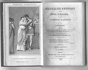Seller image for Marriage customs and modes of courtship of the various nations of the universe : with remarks on the condition of women, Penn's maxims, and counsel to the single and married, &c, &c. for sale by Rodger Friedman Rare Book Studio, ABAA