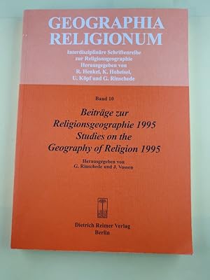 Beiträge zur Religionsgeographie. Geographia religionum 1995.