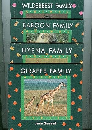 Image du vendeur pour BABOON / GIRAFFE / HYENA / WILDEBEEST: animal series mis en vente par ODDS & ENDS BOOKS