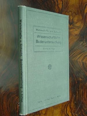 Seller image for Anleitung zur wissenschaftlichen Bodenuntersuchung. Mit 57 Textabbildungen. for sale by Antiquariat Tarter, Einzelunternehmen,