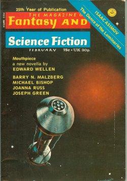 Imagen del vendedor de The Magazine of FANTASY AND SCIENCE FICTION (F&SF): February, Feb. 1974 a la venta por Books from the Crypt