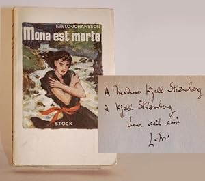 Mona est morte. Roman. Traduit du suédois par Monique d'Argentré. Avant-propos de Lucien Maury.