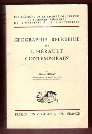 Géographie Religieuse de L'Hérault Contemporain