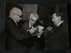 PHOTOGRAPHIE HENRI LANGLOIS VITTORIO DE SICA