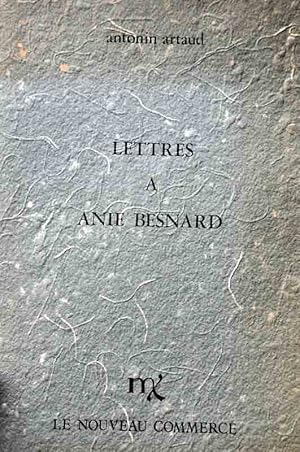Lettres à Anie Besnard
