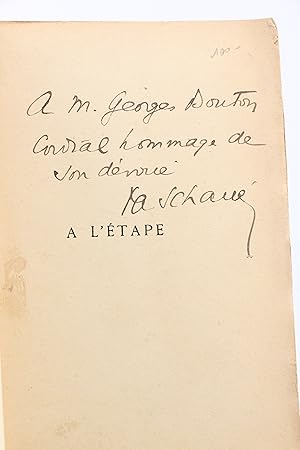 Imagen del vendedor de A l'tape a la venta por Librairie Le Feu Follet