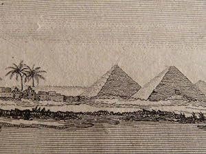 Voyage dans la Basse et Haute Egypte : Vues des Pyramides de Djyzéh. (Planche 19).