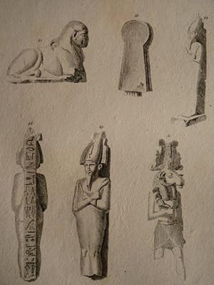 Voyage dans la Basse et Haute Egypte : Divinités Egyptiennes. (Planche 96).