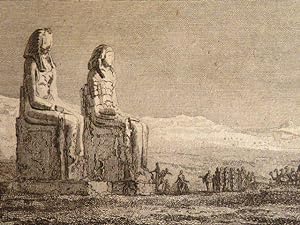 Voyage dans la Basse et Haute Egypte : Statues dites de Memnon. (Planche 44).