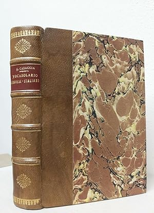 Immagine del venditore per VOCABOLARIO GENOVESE-ITALIANO compilato per la prima volta da. venduto da SCRIPTORIUM Studio Bibliografico