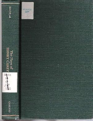 Seller image for The Plays of Henry Carey for sale by Mike's Library LLC