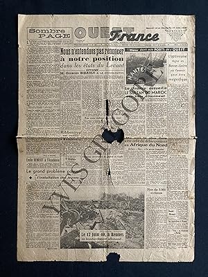 OUEST FRANCE-N°261-SAMEDI 16 ET DIMANCHE 17 JUIN 1945
