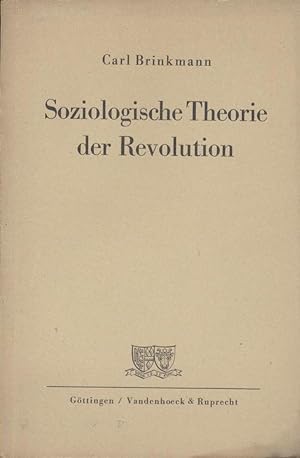 Image du vendeur pour Soziologische Theorie der Revolution. mis en vente par Antiquariat Kaner & Kaner GbR
