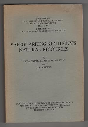 Imagen del vendedor de Safeguarding Kentucky's Natural Resources a la venta por Sweet Beagle Books