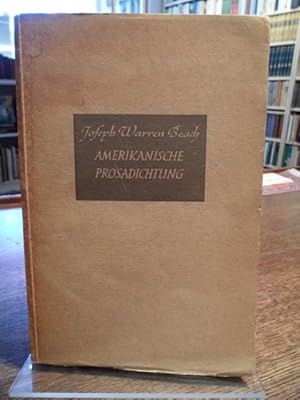 Amerikanische Prosadichtung. 1920-1940.