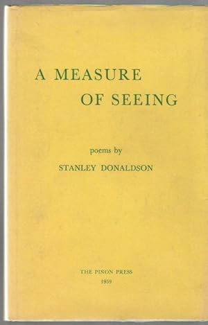 Seller image for A Measure of Seeing for sale by Clausen Books, RMABA