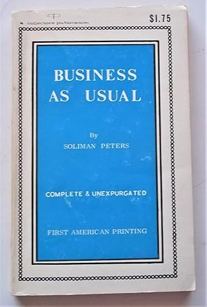 Seller image for Business As Usual (Collectors Publications) for sale by Bloomsbury Books