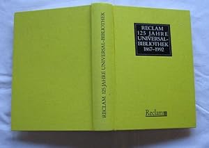 Seller image for Reclam - 125 Jahre Universal-Bibliothek : 1867 - 1992 for sale by Versandhandel fr Sammler