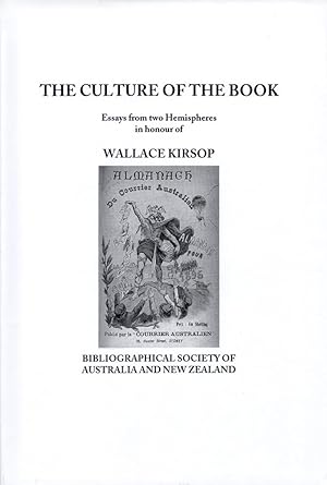 Seller image for CULTURE OF THE BOOK, ESSAYS FROM TWO HEMISPHERES for sale by Oak Knoll Books, ABAA, ILAB
