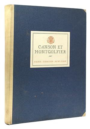Imagen del vendedor de [Book of Paper Specimens Manufactured by Canson et Montgolfier.] a la venta por James Cummins Bookseller, ABAA