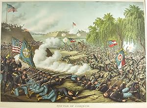 Battle of Corinth. Oct 3 & 4 1862 . [Chromolithographic print]