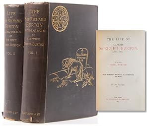 Image du vendeur pour The Life of Captain Richard F. Burton . With numerous portraits, illustrations, and maps. In Two Volumes mis en vente par James Cummins Bookseller, ABAA