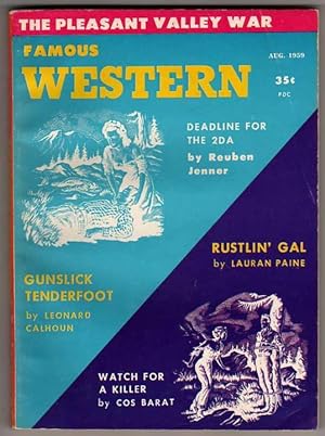 Imagen del vendedor de Famous Western - August 1959 - Volume 20 Number 2 a la venta por Cameron-Wolfe Booksellers
