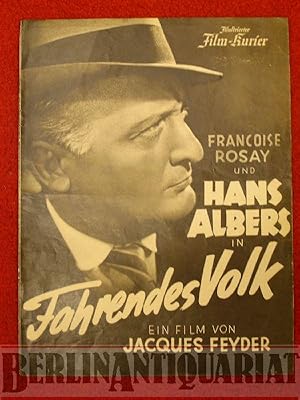 Immagine del venditore per Francoise Rosay und Hans Albers in: Fahrendes Volk. Ein Film von Jacques Feyder. Illustrierter Film-Kurier. Nr. 2808. venduto da BerlinAntiquariat, Karl-Heinz Than