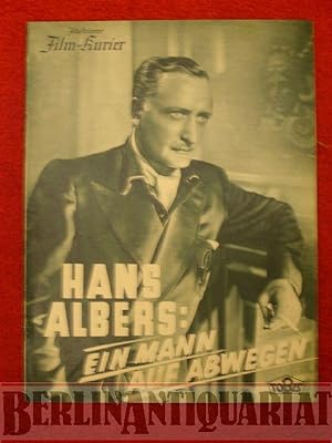 Imagen del vendedor de Hans Albers: Ein Mann auf Abwegen. Illustrierter Film-Kurier. Nr. 3056. a la venta por BerlinAntiquariat, Karl-Heinz Than