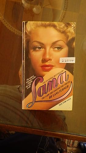 Imagen del vendedor de Lana the Lady, The Legend, The Truth ( Galley Proof ARC Advanced Reading Copy ) SAYS NOT FOR SALE ON COVER a la venta por Bluff Park Rare Books