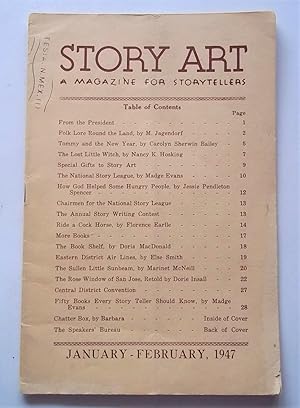 Immagine del venditore per Story Art (January-February 1947) A Magazine for Storytellers venduto da Bloomsbury Books