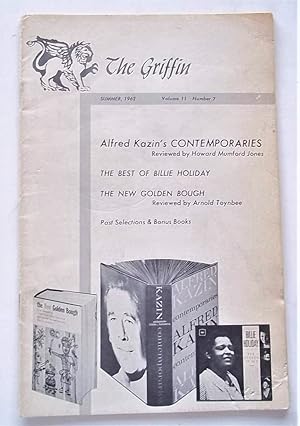 Image du vendeur pour The Griffin (Summer 1962 Vol. 11 No. 7) mis en vente par Bloomsbury Books