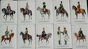 POLISH NAPOLEONIC UNIFORMS 1797-1815. Complete set of 90 new postcards