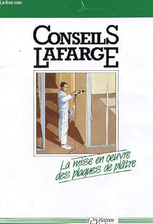 Seller image for LOT D'UN CATALOGUE - CONSEILS LAFARGES ET DE 4 BROCHURES DIVERSES - TUILES ROMANE - STRADAL for sale by Le-Livre