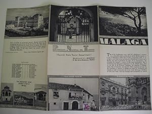 FOLLETO TURÍSTICO - Tourist brochure : MALAGA