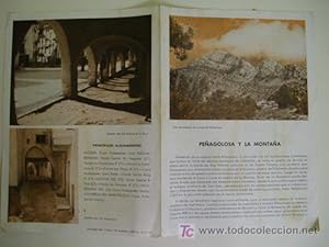 Seller image for Folleto Turistico - Tourist brochure : PEAGOLOSA Y LA MONTAA for sale by Librera Maestro Gozalbo
