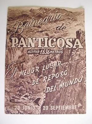 Folleto Turístico - Tourist Brouchure: BALNEARIO DE PANTICOSA temporada 1944