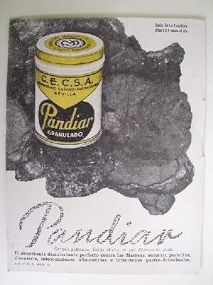 Tarjeta Publicidad - Old Card Advertising : PANDIAN Granulado contra las diarreas, enteritis, par...