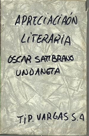 Imagen del vendedor de APRECIACION LITERARIA a la venta por ALZOFORA LIBROS