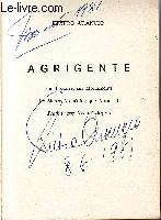 Imagen del vendedor de Agrigente. Son histoire, ses monuments. Le muse archologique national a la venta por Le-Livre