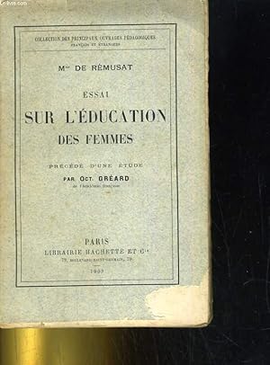 Seller image for Essai sur l'ducation des femmes, prcd d'une tude par Oct. Grard for sale by Le-Livre