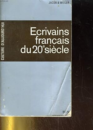 Bild des Verkufers fr Ecrivains Franais du vingtime sicle zum Verkauf von Le-Livre