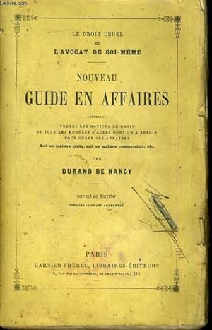 Seller image for Nouveau Guide en Affaires for sale by Le-Livre