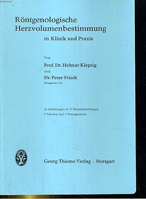 Image du vendeur pour Rntgenologische herzvolumenbestimmung mis en vente par Le-Livre