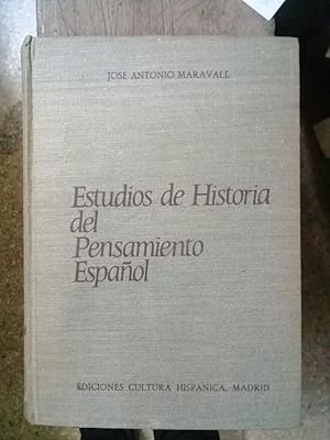 Imagen del vendedor de ESTUDIOS DE HISTORIA DEL PENSAMIENTO ESPAOL a la venta por Buenos Aires Libros