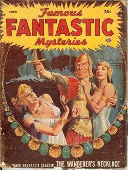 Seller image for FAMOUS FANTASTIC MYSTERIES: April, Apr. 1953 ("The Wanderer's Necklace") for sale by Books from the Crypt